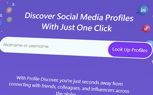 社群肉搜神器 Profile Discover，找人、肉搜、追星一鍵完成